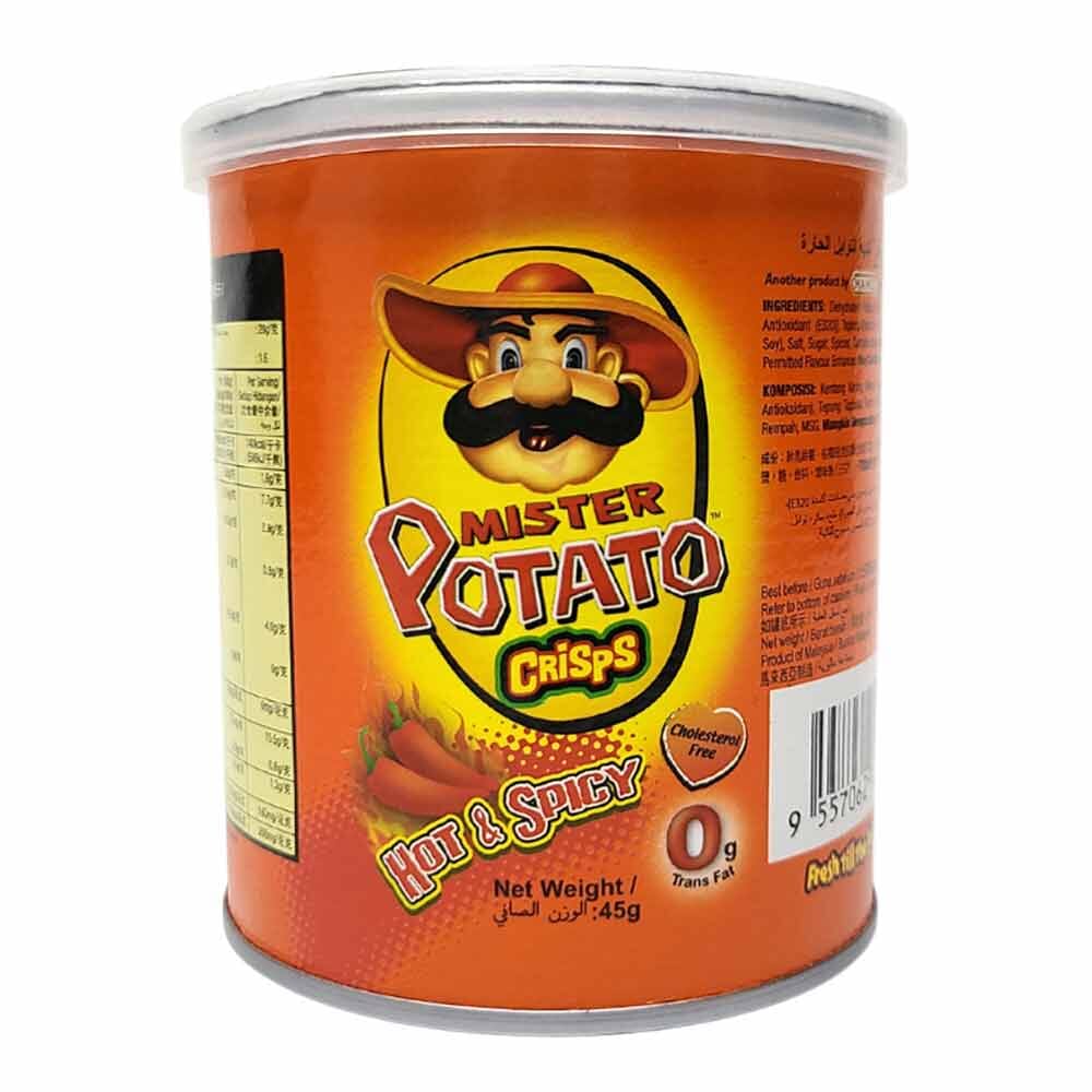 Mister Potato Crisp Hot and Spicy 160 gr –