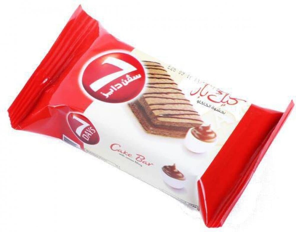 7 Days Cake Bar With Cocoa Filling 22 G