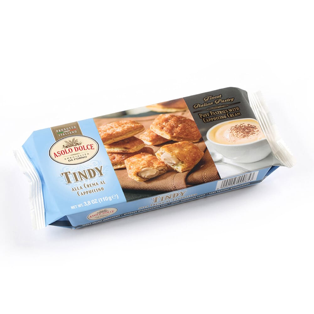 Asolo Dolce Puff Pastry with Cappuccino Cream 110g